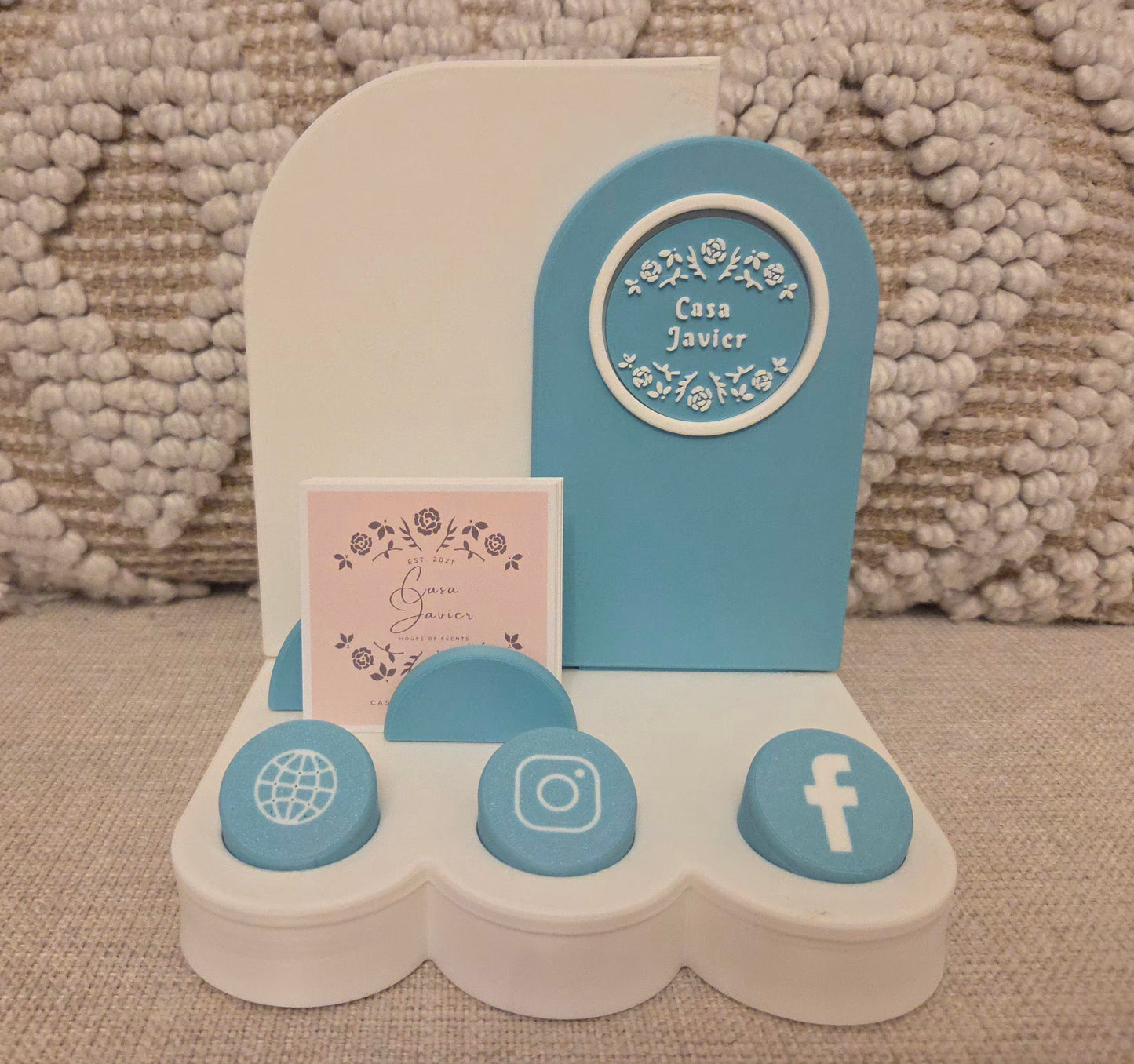 Custom NFC Social Media Stand