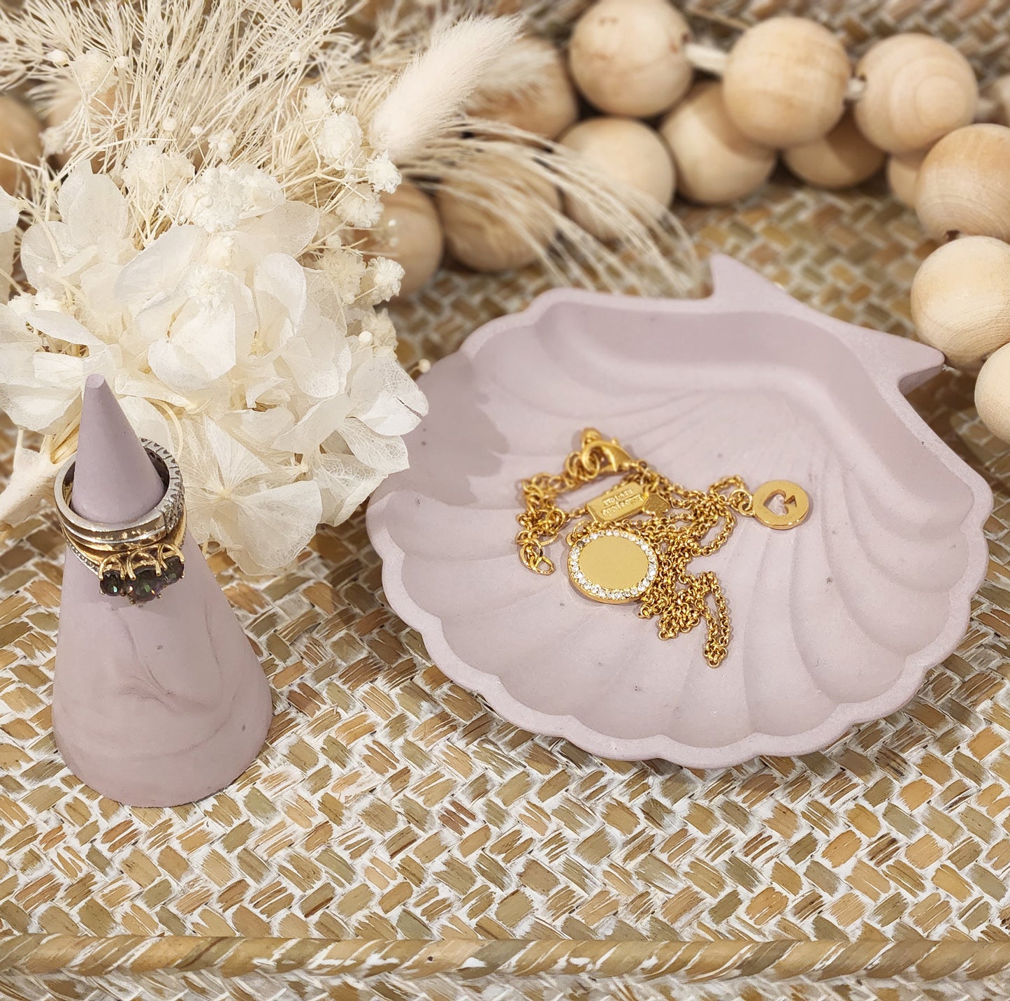 Handmade Shell Trinket Tray