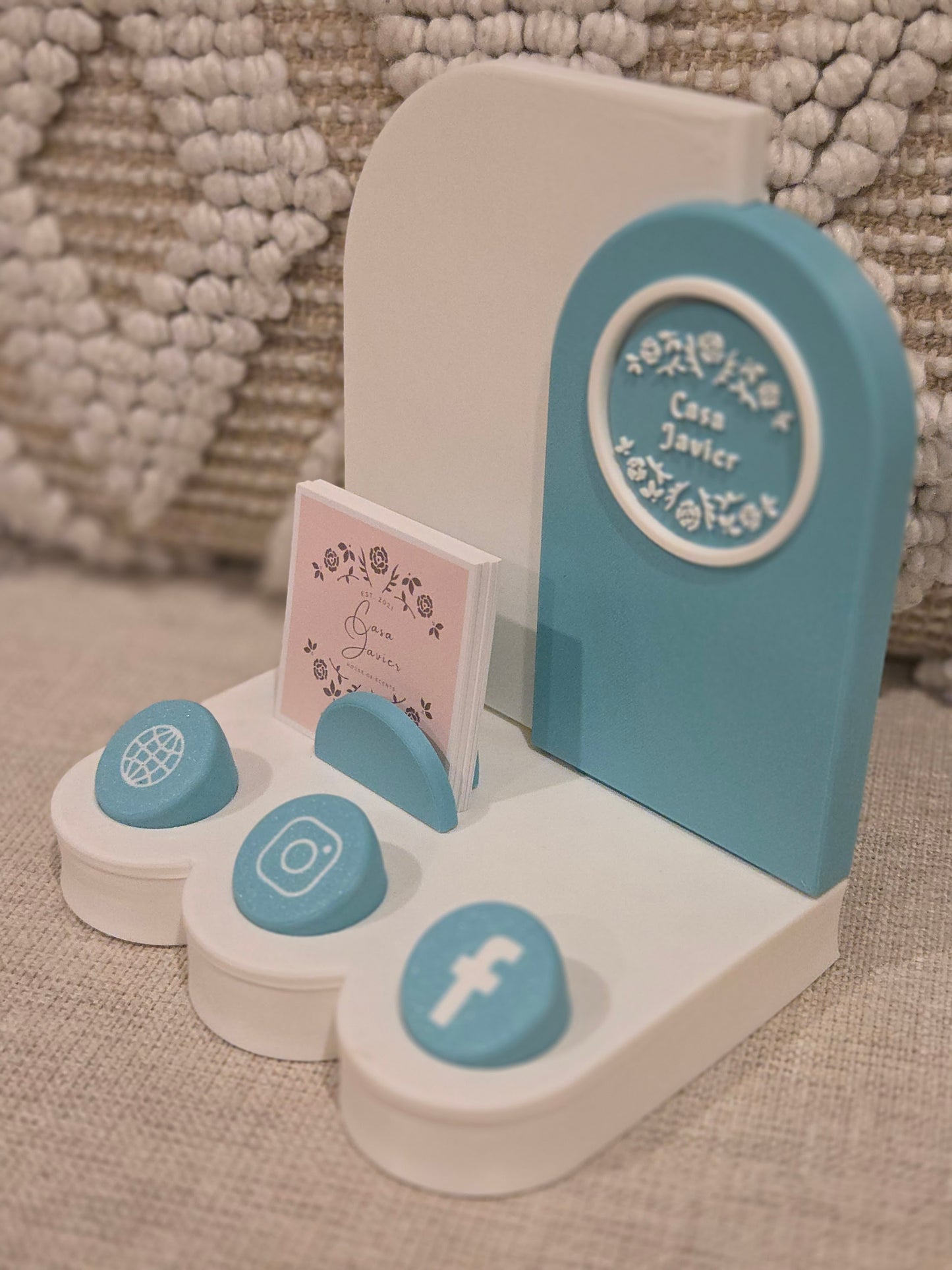 Custom NFC Social Media Stand